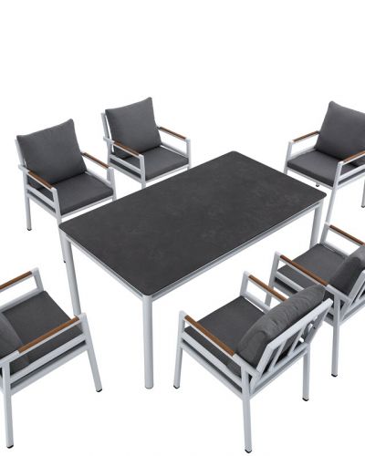 Higold Gloria 2.0 160X90 Dining Table & 6 Chairs