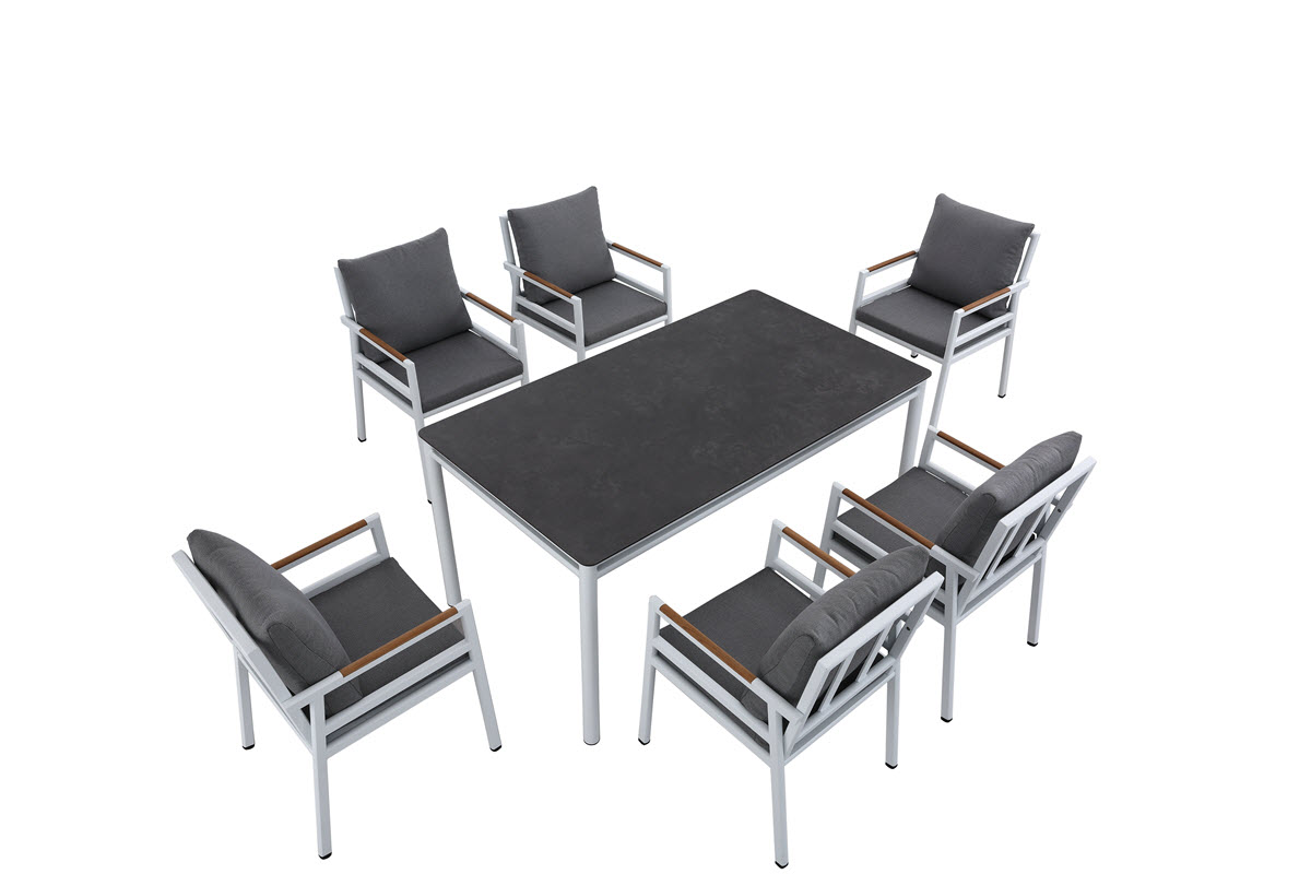 Higold Gloria 2.0 160X90 Dining Table & 6 Chairs