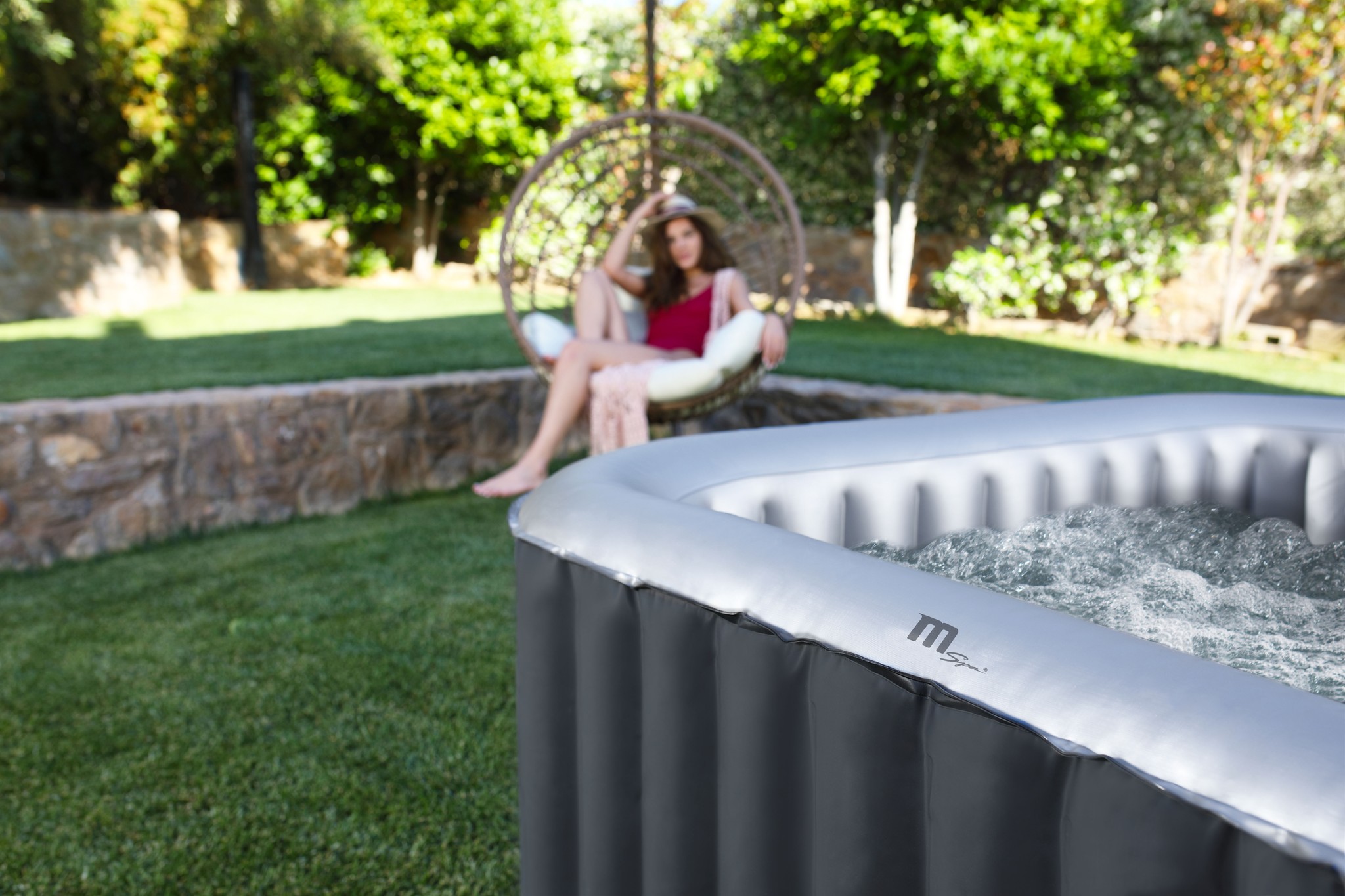 Get cozy and relax with your loved ones in the MSpa Alpine inflatable hot tub. 
 For more information:
 

 » Outdoor Furniture Fuengirola, Costa Del Sol, Spain