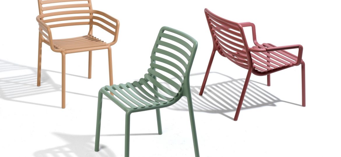 Fresh, light and ergonomic, Nardi Doga Armchair is for outdoor