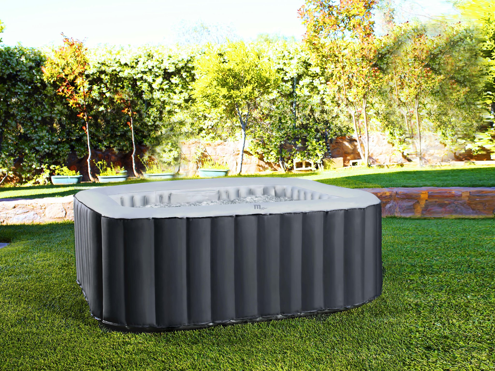Sit back and relax in your high-quality MSpa Delight Series Alpine inflatable spa. 

SPECIFICATIONS
158x158x68cm
108 Air... » Outdoor Furniture Fuengirola, Costa Del Sol, Spain