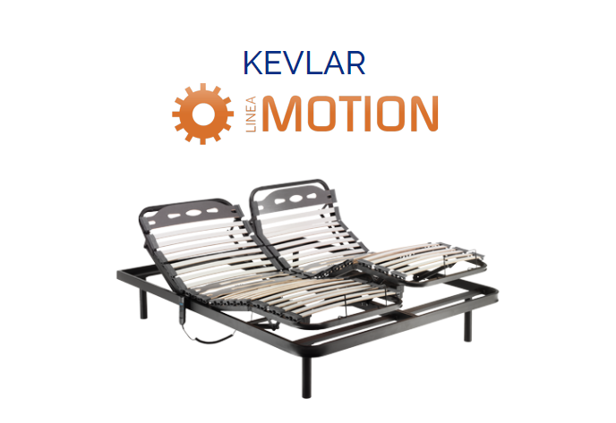 The sobriety and design of the articulated Kevlar bed will