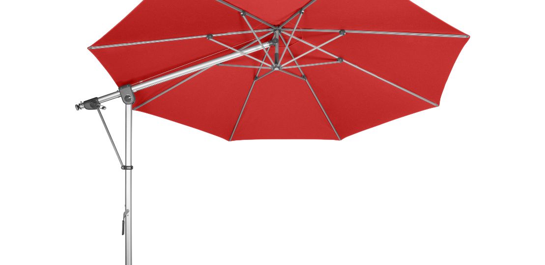 Doppler Expert 350cm cantilever parasol This multifunctional pendulum umbrella Expert