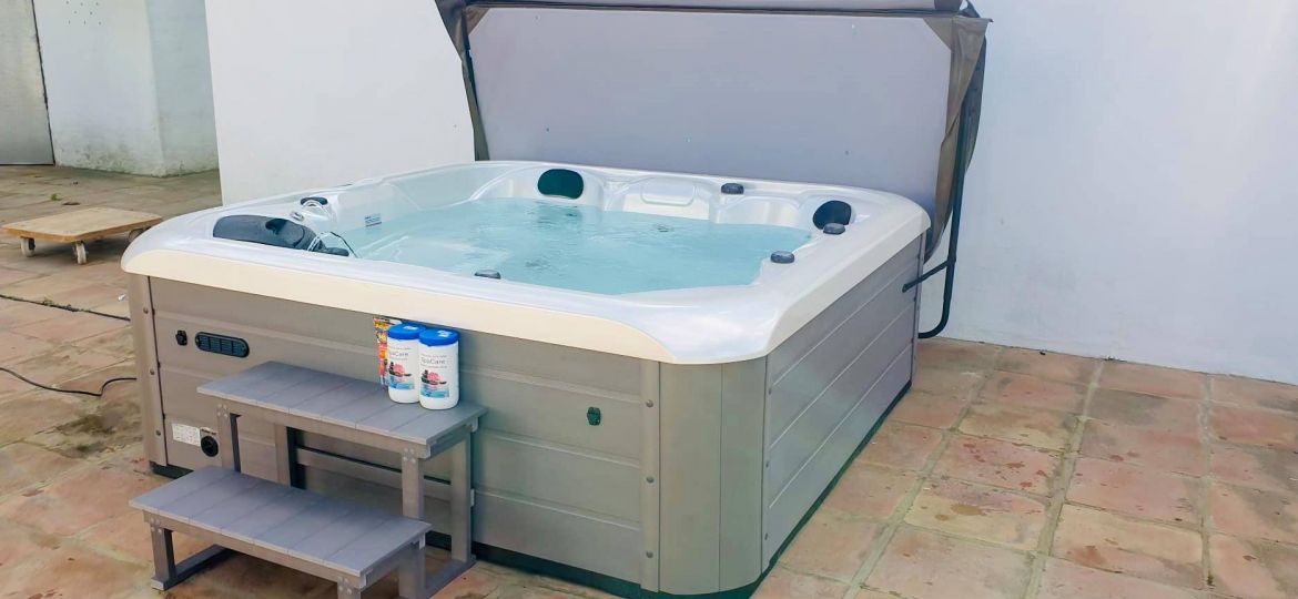 This whimsical Whisper spa was delivered to a family in