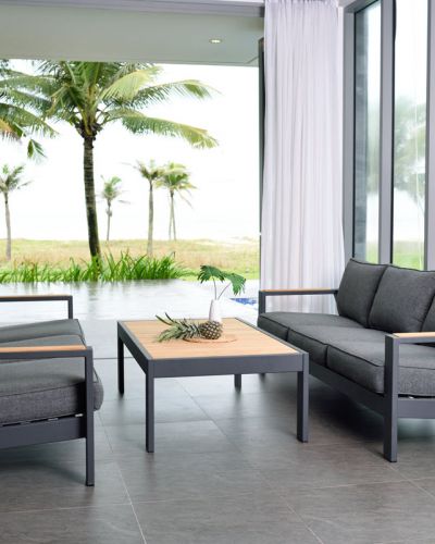 LifestyleGarden Palau 3 Seater Combination Sofa Set