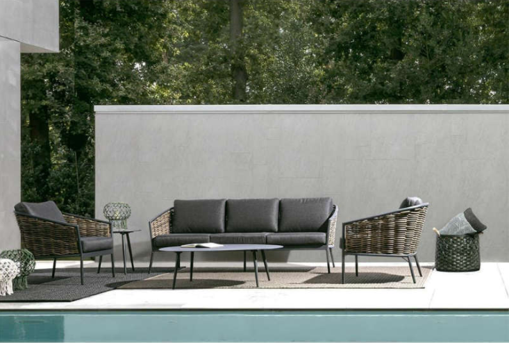 The chic Bizzotto Maribela sofa set includes a 3 seater sofa and two armchairs. 
 In stock now :-) 
 www.favellshomeandl... » Outdoor Furniture Fuengirola, Costa Del Sol, Spain