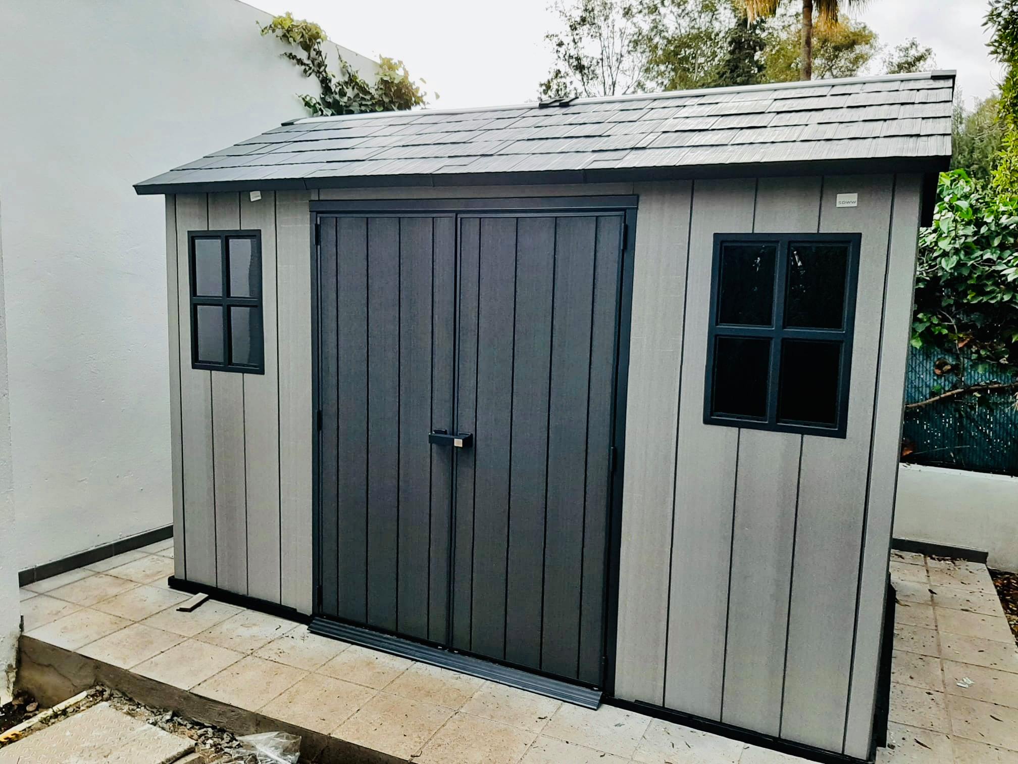 This Keter Oakland shed was delivered and built yesterday for a lovely family in Calahonda  www.favellshomeandlifestyle.... » Outdoor Furniture Fuengirola, Costa Del Sol, Spain