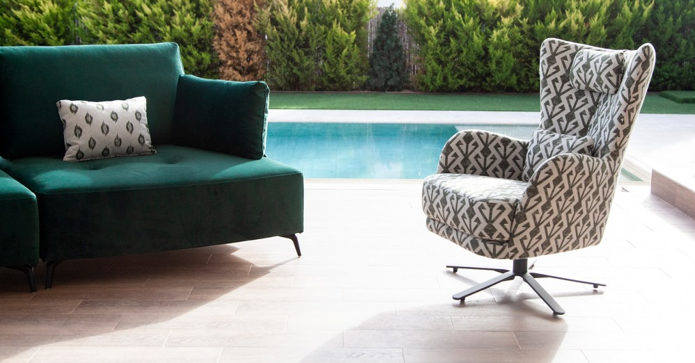 This elegant Kylian armchair is made by Fama Living, the big backrest adopts a smooth and curved line that provides a mo... » Outdoor Furniture Fuengirola, Costa Del Sol, Spain