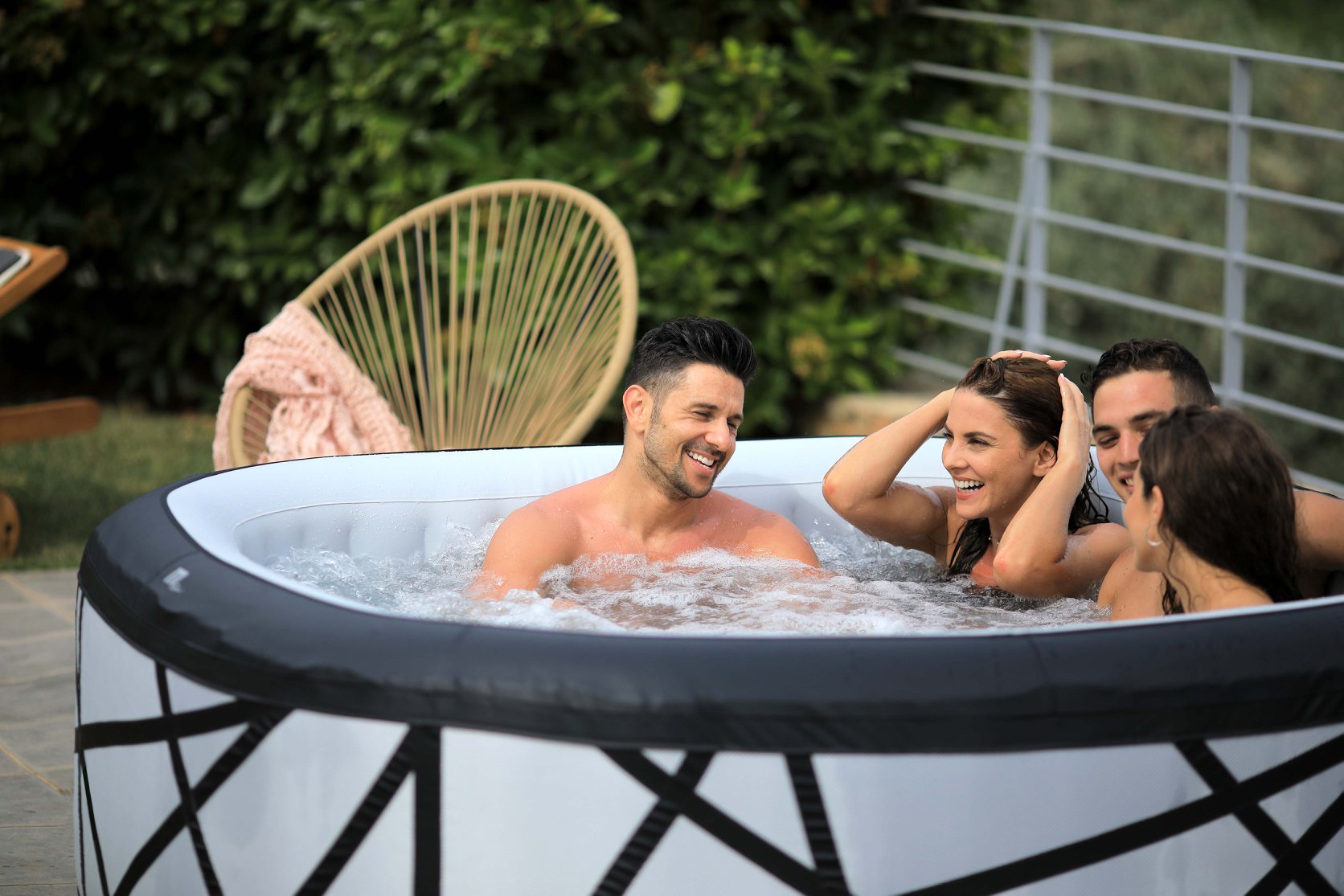 Completely surround your body in a blissful cushion of massaging bubbles in the SOHO cube air bath. The extra-spacious s... » Outdoor Furniture Fuengirola, Costa Del Sol, Spain