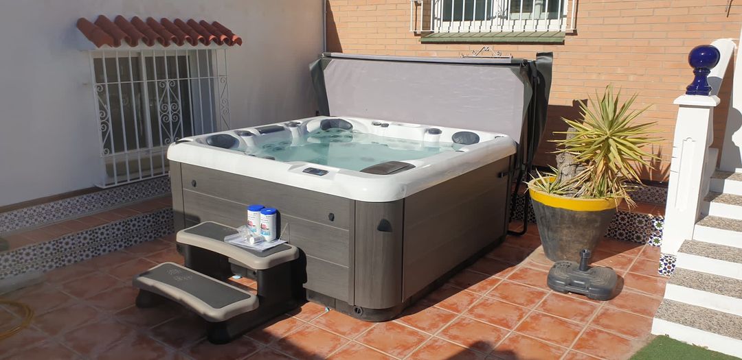 This beautiful Lucius spa was delivered to a Dutch family in Benahavis. 
 You are welcome to visit our showroom in Mijas... » Outdoor Furniture Fuengirola, Costa Del Sol, Spain