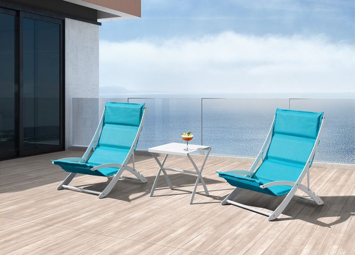 The Higold Hawaii recliner is characterized by the exclusive laser-cut aluminium frame and different adjustable position... » Outdoor Furniture Fuengirola, Costa Del Sol, Spain