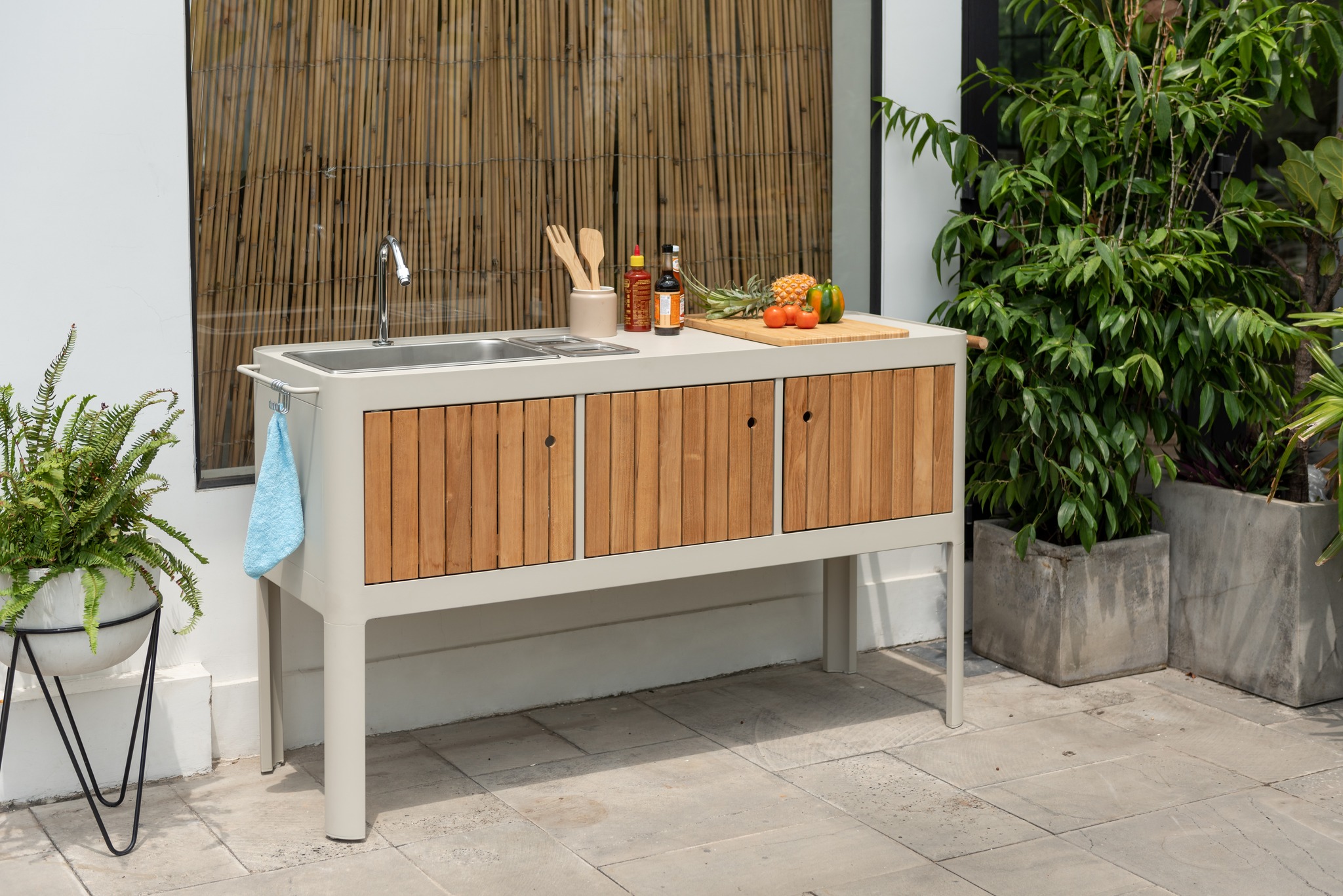 The Portals Light range is accented with virgin Indonesian FSC teak for a traditional touch and combined with premium-gr... » Outdoor Furniture Fuengirola, Costa Del Sol, Spain