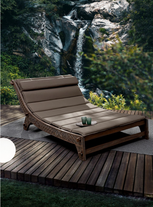 The Sanur daybed is created with Indonesian teak.

 » Outdoor Furniture Fuengirola, Costa Del Sol, Spain