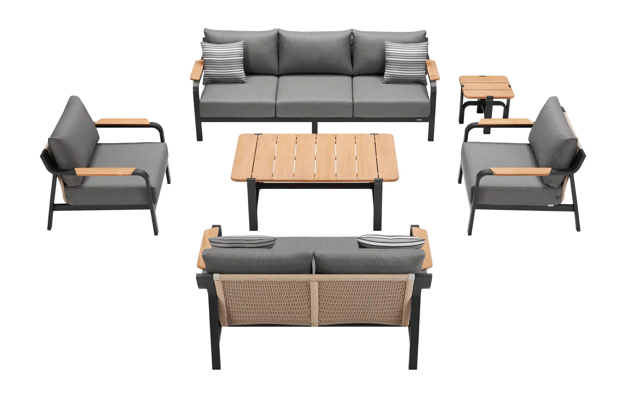 Visconti Complete Garden Sofa Set